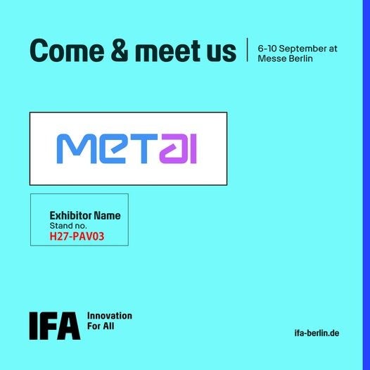 24.08.30 - #WithAI新時代!MetAI、革新的な4つのAIサービスを発表~IFA東京都ブースで海外初出展&東京ゲームショウにも初参加~