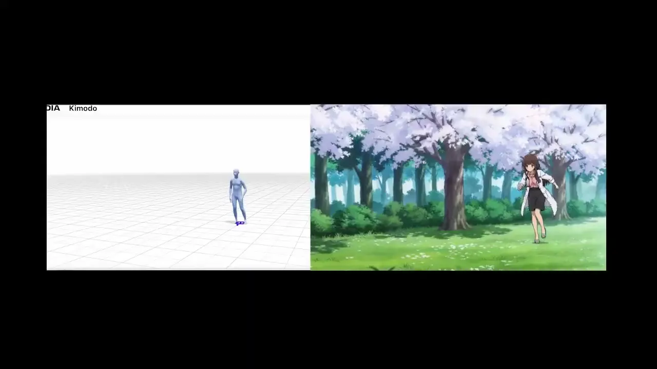 モーション → キャラクター